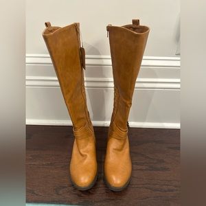 Vepose Women's 49 Riding Boots Knee High Boots+Buckle Calf Boot